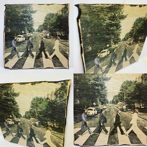 Wood Art Hand-Made - The Beatles Abbey Road